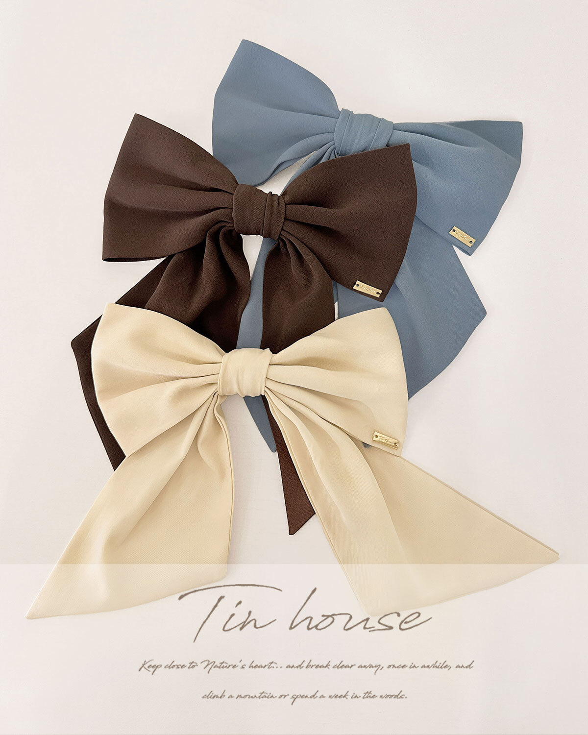 訂製-浪漫巨大蝴蝶結髮夾