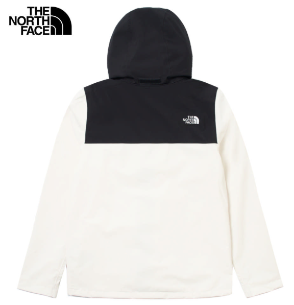 The North Face Women’s White Color-Block DryVent Waterproof Jacket | Lightweight Breathable Outdoor Rain Shell  JUN25