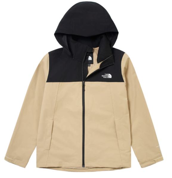 The North Face Women’s Brown black Color-Block DryVent Waterproof Jacket | Lightweight Breathable Outdoor Rain Shell  JUN25