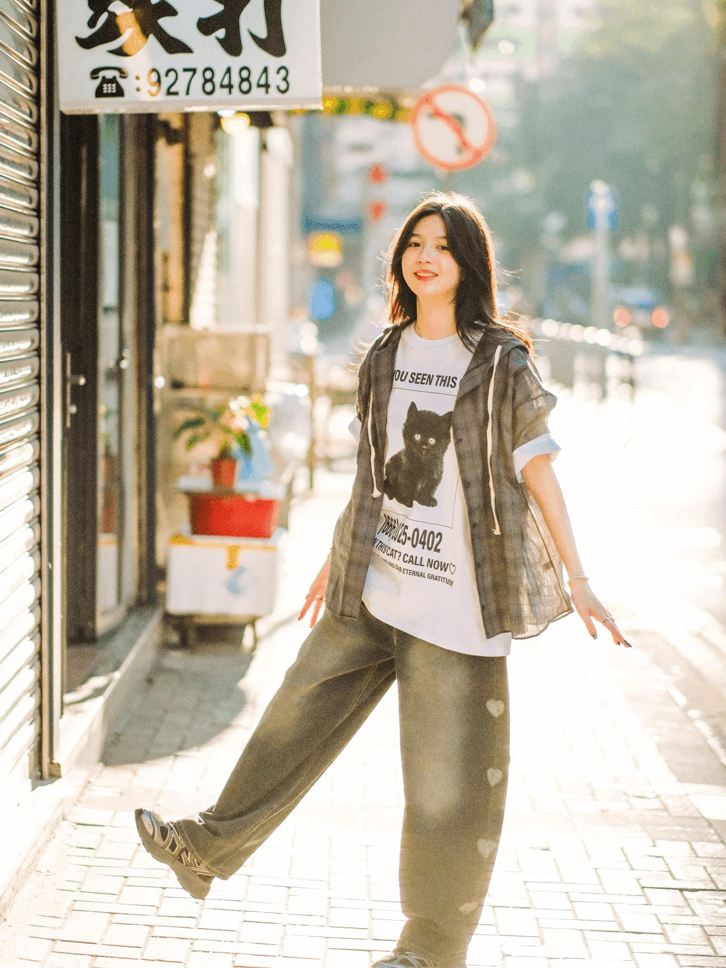 Style Get！連帽格紋恤衫