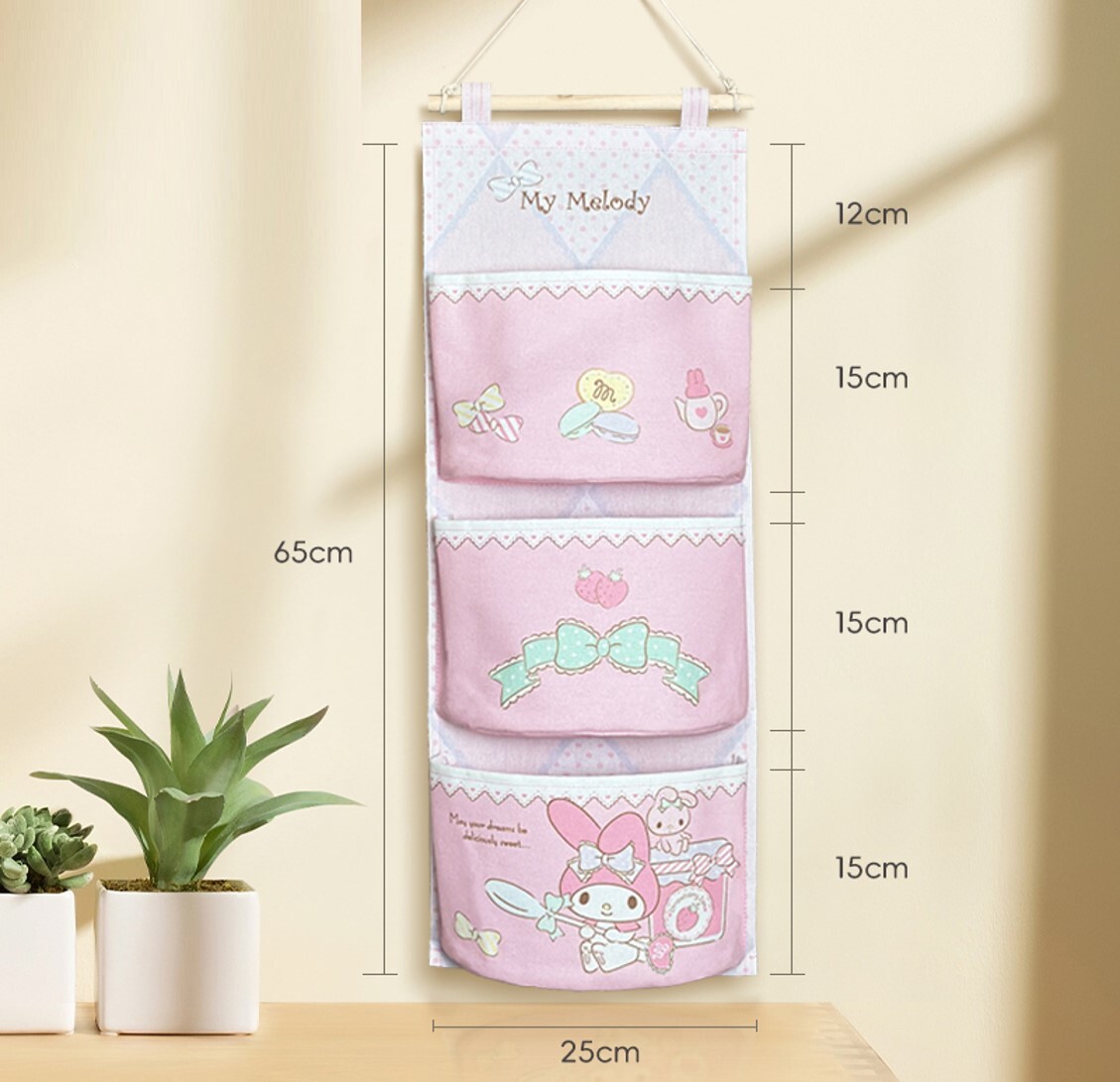 MY MELODY Sanrio | 門背掛牆收納袋