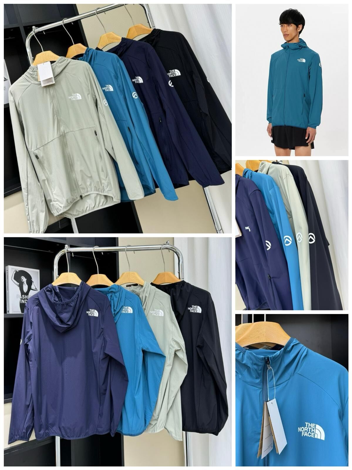 TNF  薄款連帽前後小Logo外套 -2501290