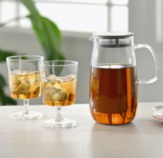 日本HARIO耐熱玻璃茶壺 (日本製)