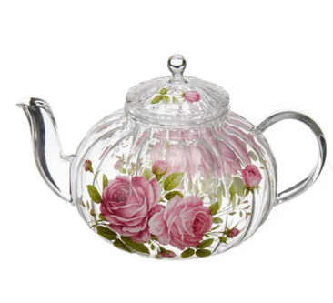 日本耐熱玻璃花茶壺 (日本製)