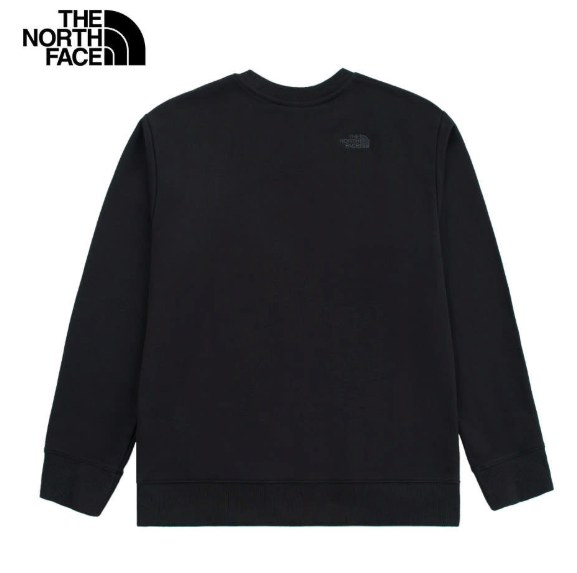 The North Face Unisex Black/ Logo Crewneck Sweatshirt | Classic Long Sleeve Pullover for Casual Streetwear  JUN25