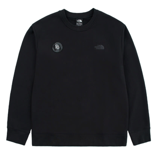 The North Face Unisex Black/ Logo Crewneck Sweatshirt | Classic Long Sleeve Pullover for Casual Streetwear  JUN25
