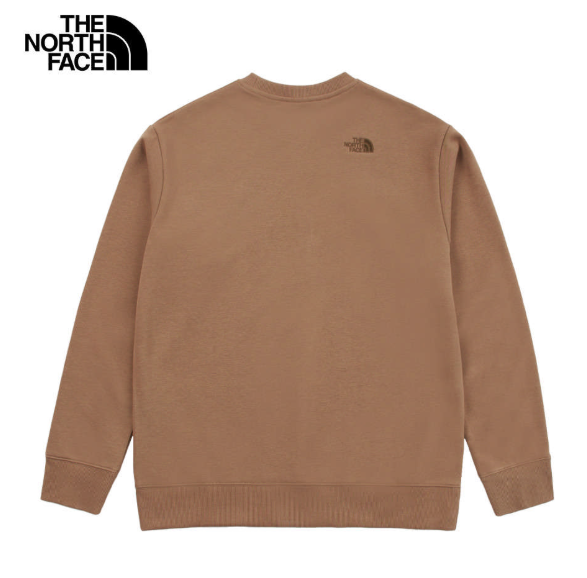 The North Face Unisex Brown / Logo Crewneck Sweatshirt | Classic Long Sleeve Pullover for Casual Streetwear  JUN25