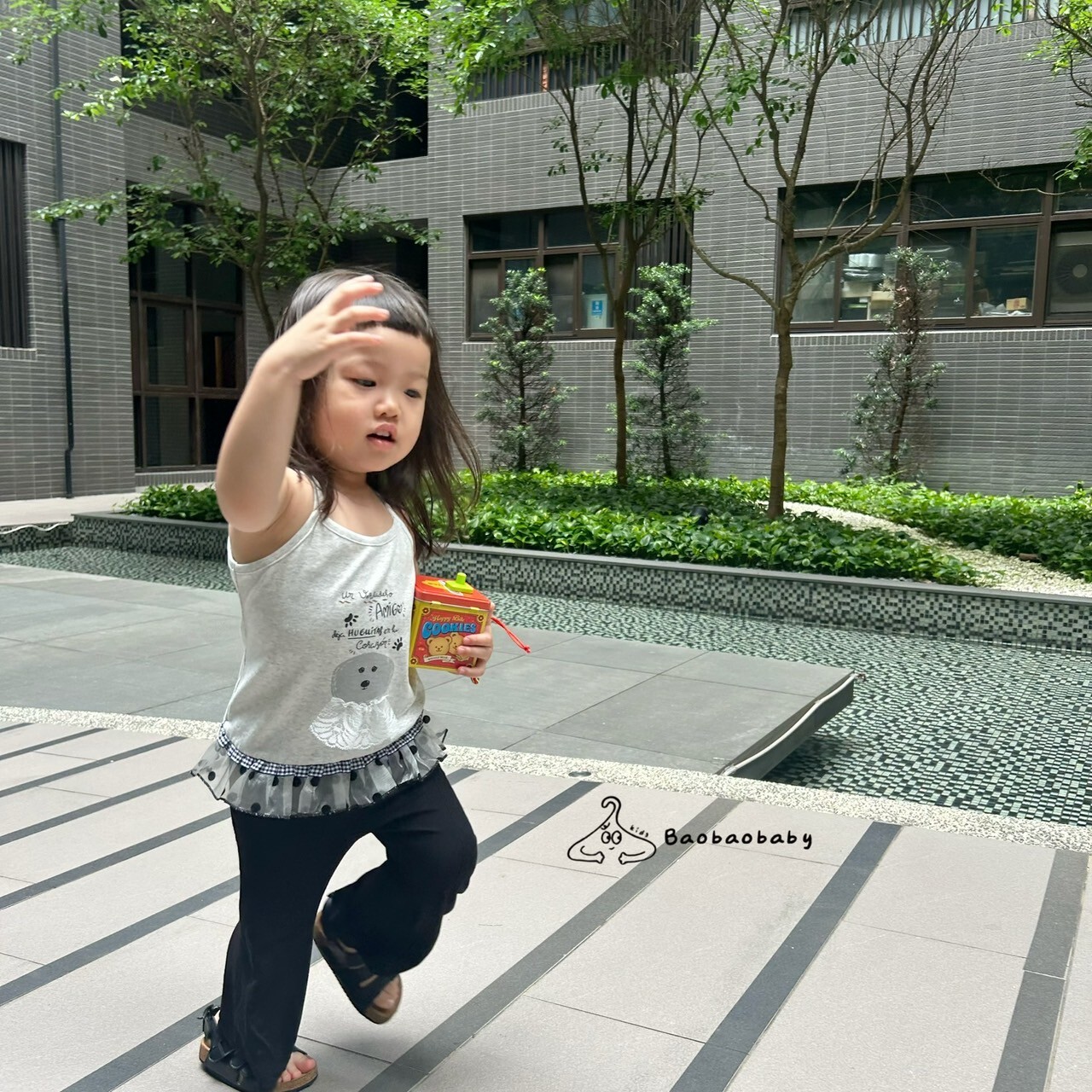 波點熊熊紗背心