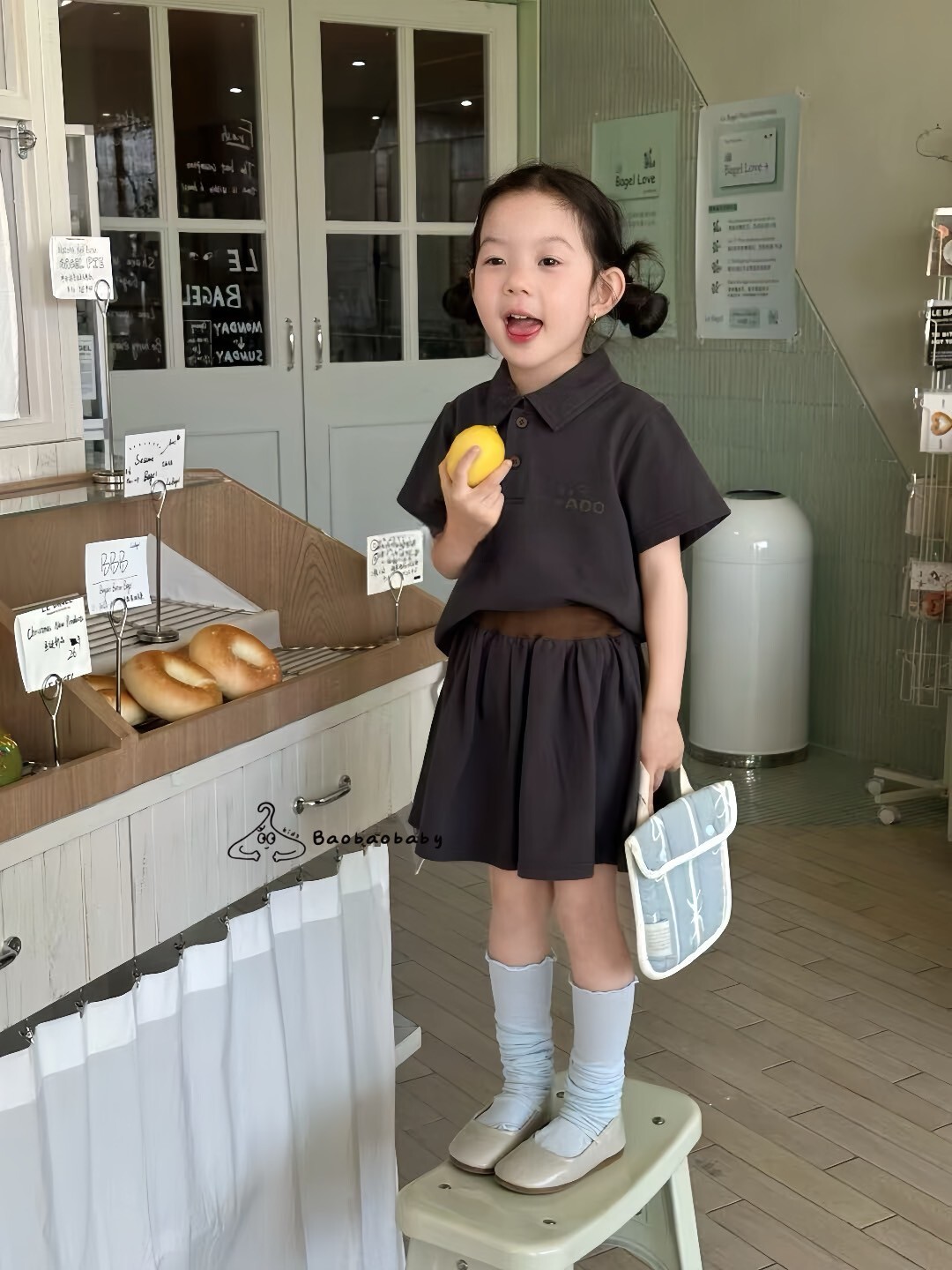 黑糖貝果Polo套裝