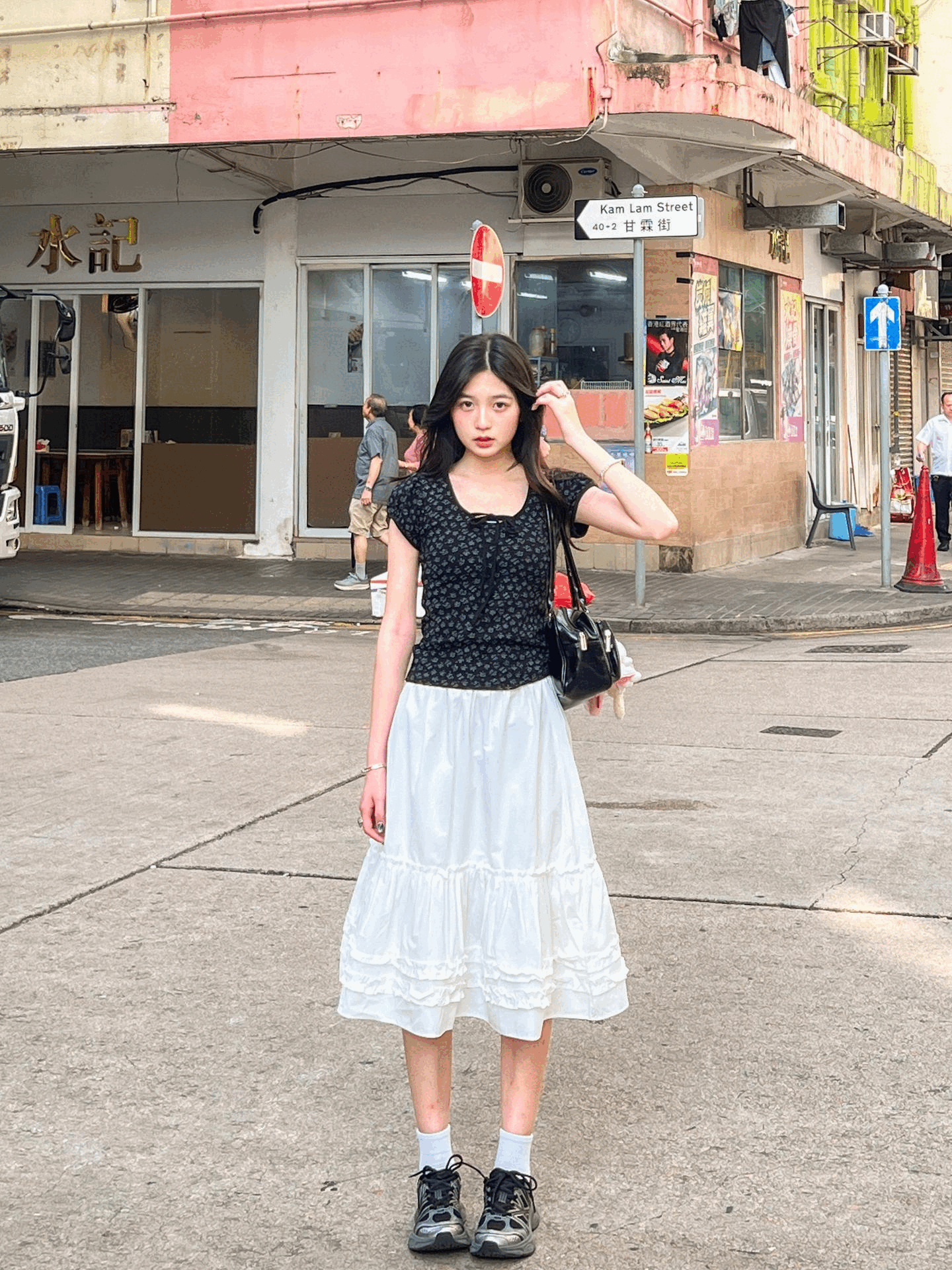 小個子友好Ruffle長裙