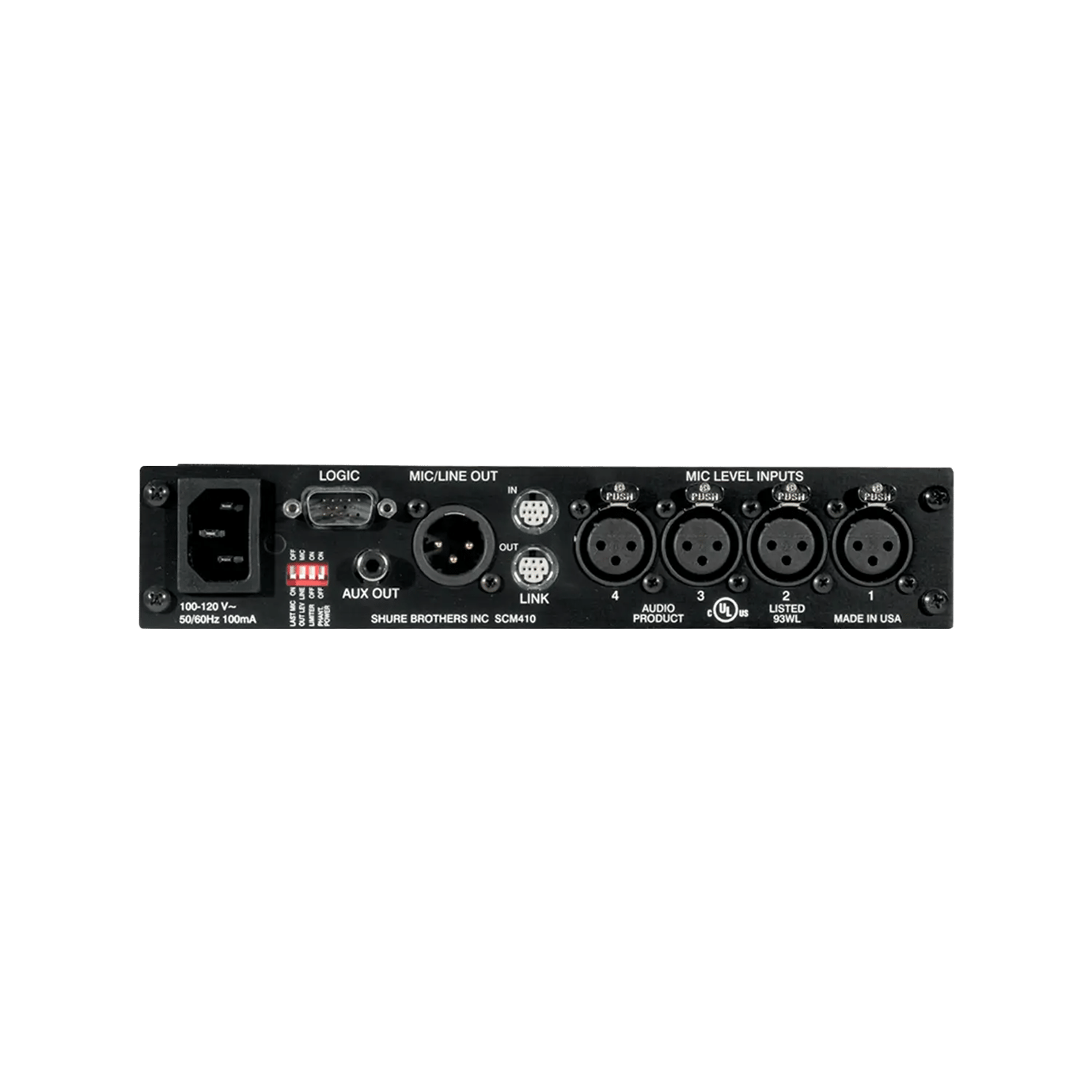 Shure SCM410 SCM410 Four Channel Automatic Mixer