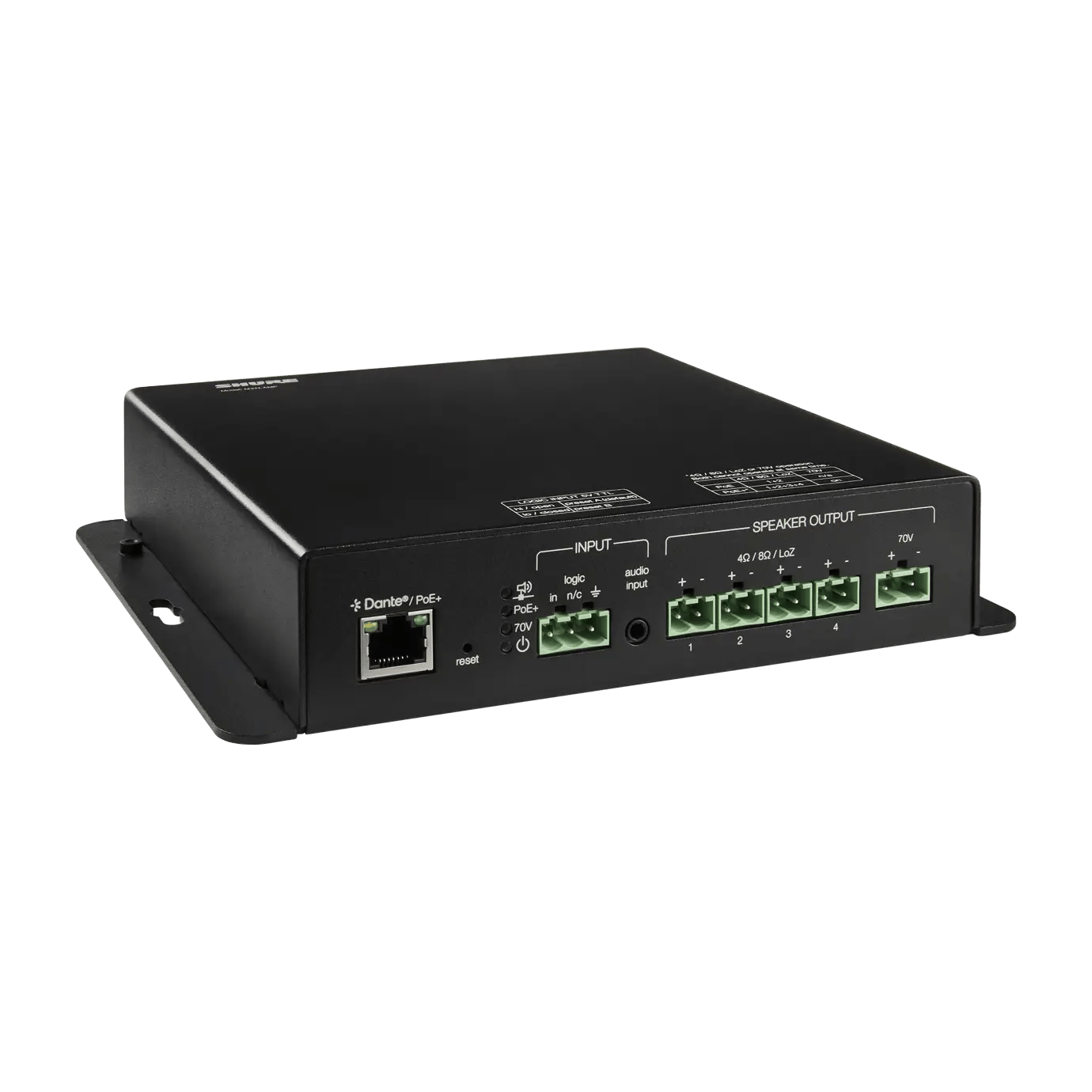 Shure MXN-AMP PoE+ Powered Multichannel Amplifier