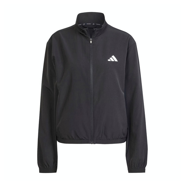 Adidas TE 3S Woven JKT JD6539 女 立領外套 運動外套 休閒穿搭 吸濕排汗 黑