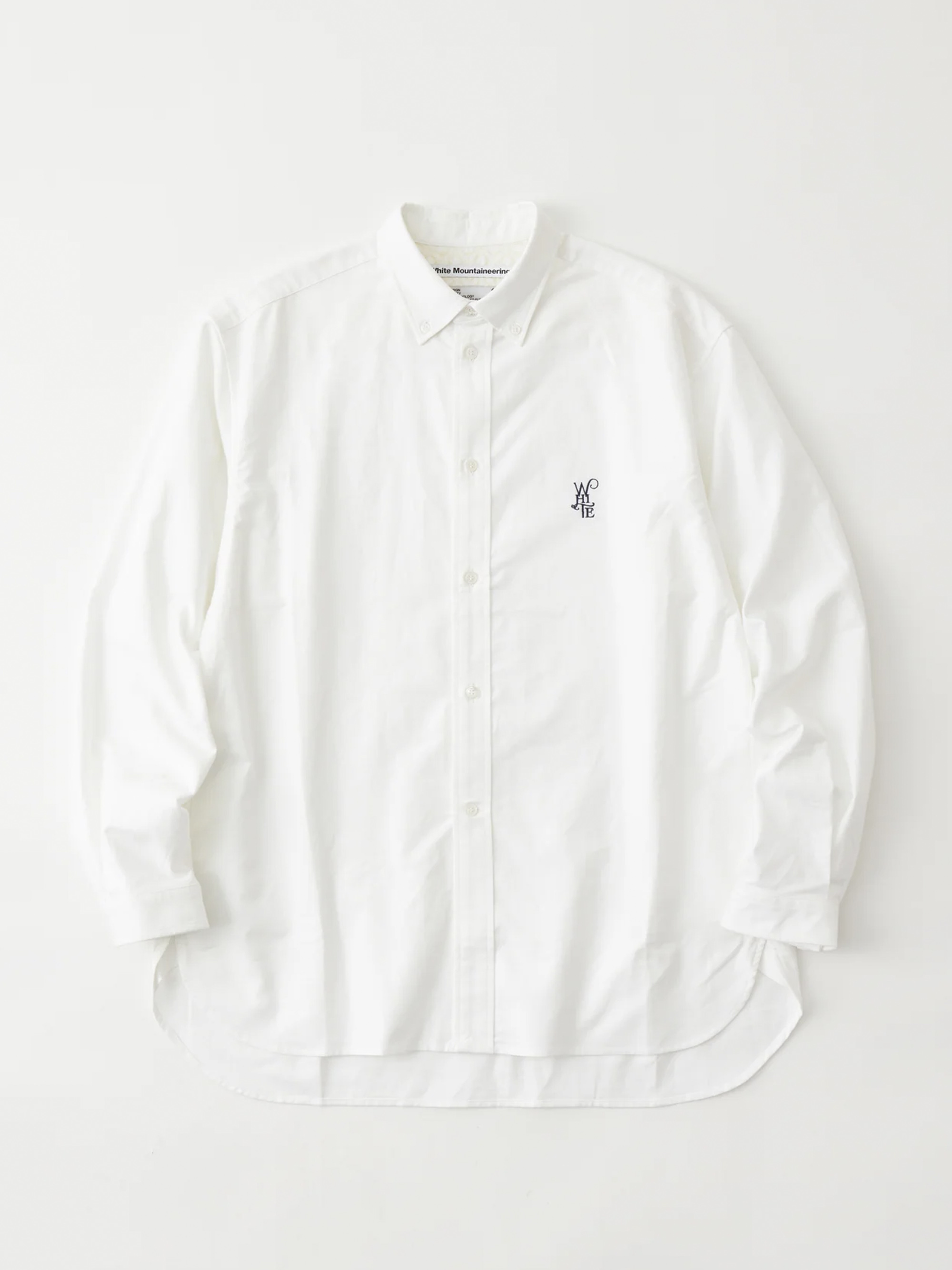 WHITE MOUNTAINEERING MID GUSSET SLEEVE BUTTON DOWN SHIRT 襯衫