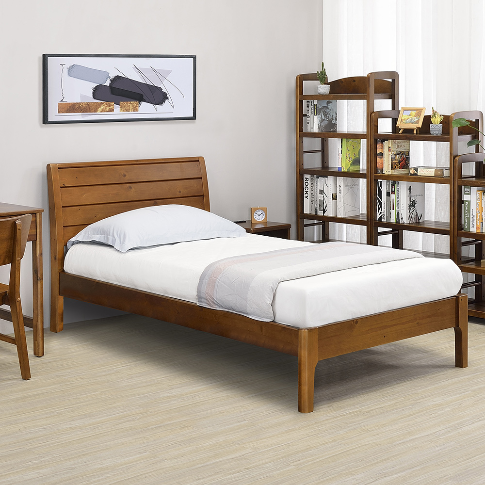 歐利3.5尺單人實木床架/床組