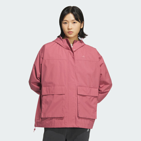 Adidas Mountain Parka JG3811 女 連帽外套 保暖 運動外套 防風 玫紅