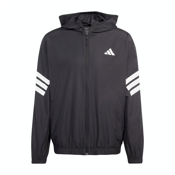 Adidas Gym+3s Wndbreak JM6753 男 連帽外套 運動外套 休閒外套 防風 黑 白