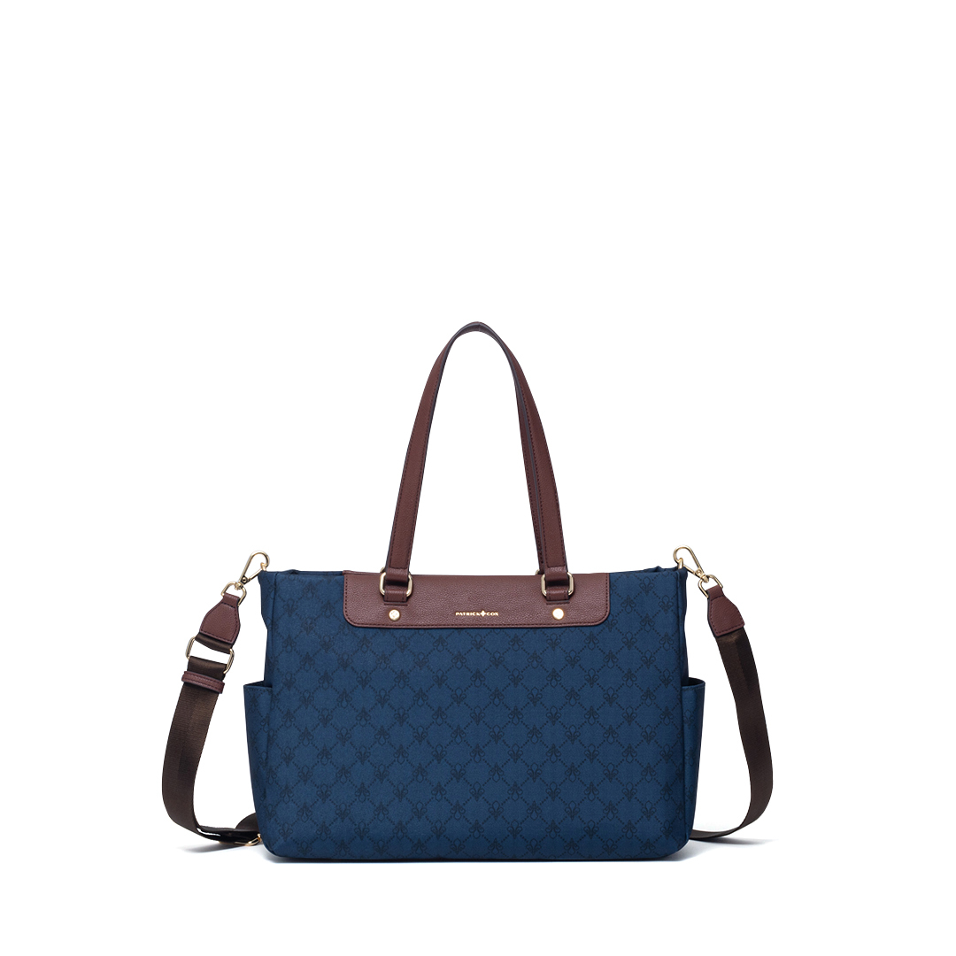 Patrick Cox Rich Nylon Tote Bag (Navy)