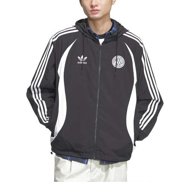 Adidas ADC HD JKT M JL8358 男 連帽外套 運動外套 防風 黑 白