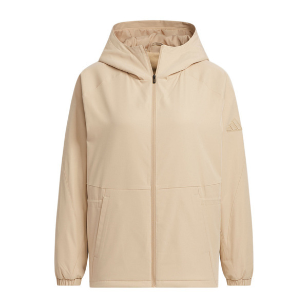 Adidas MT ALL DAY JKT JM8813 女 連帽外套 運動外套 寬鬆 休閒穿搭 奶茶