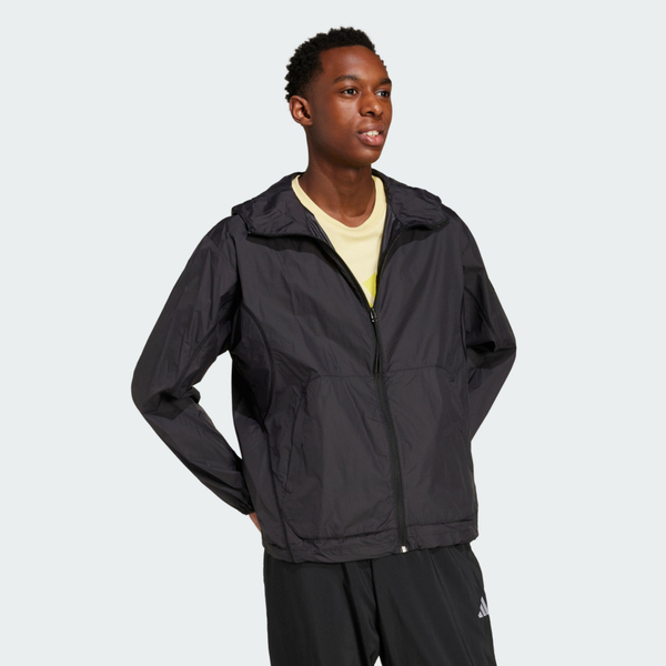 Adidas M Ce Q2 Wb Upf JV9275 男 連帽外套 運動外套 防風 黑 亞版