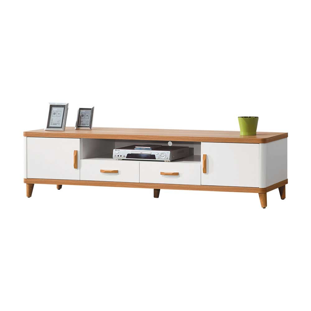 喬菲6.1尺二門二抽電視櫃/長櫃/視聽櫃