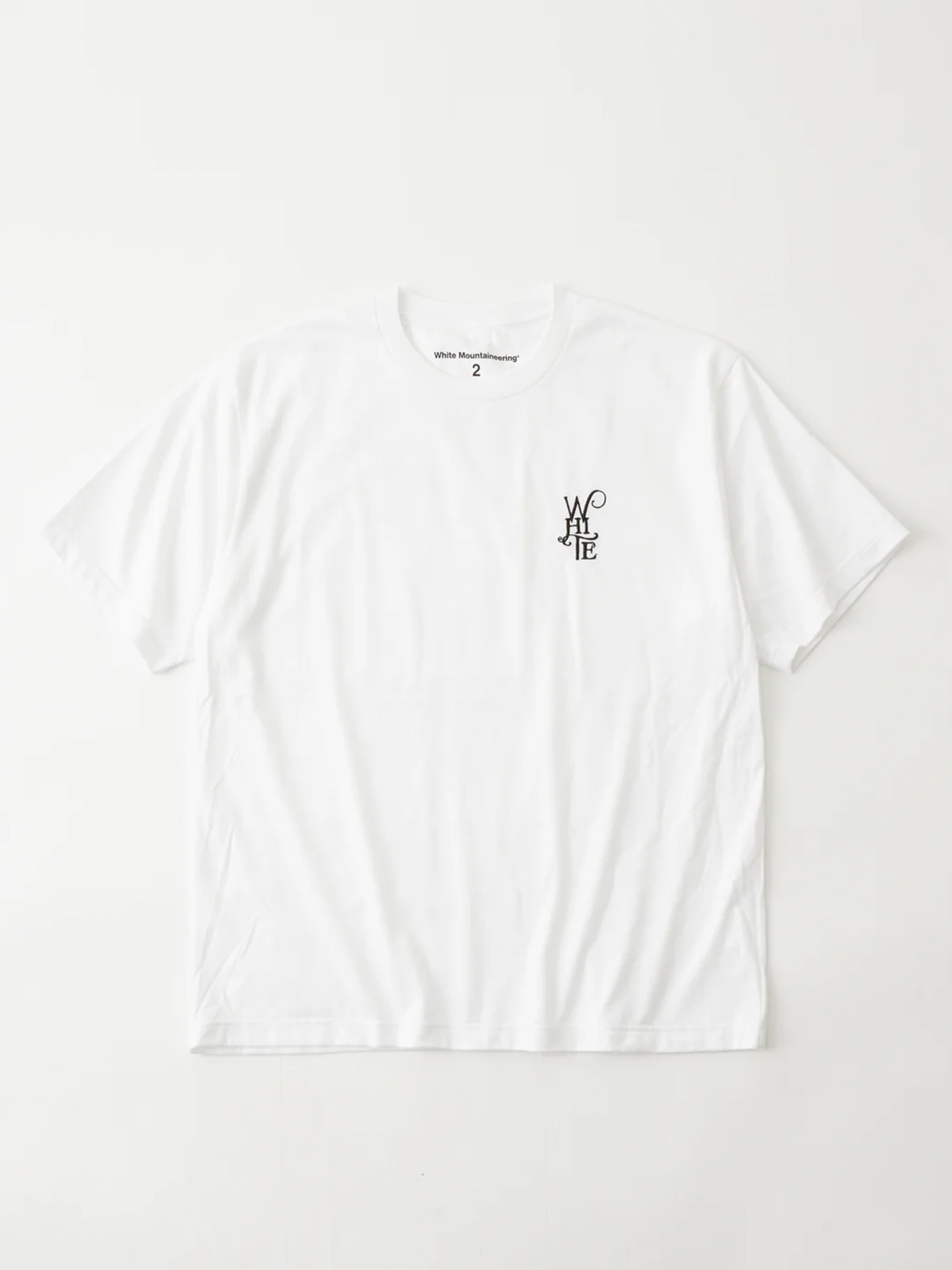 WHITE MOUNTAINEERING WM LOGO EMBROIDERY T-SHIRT T恤