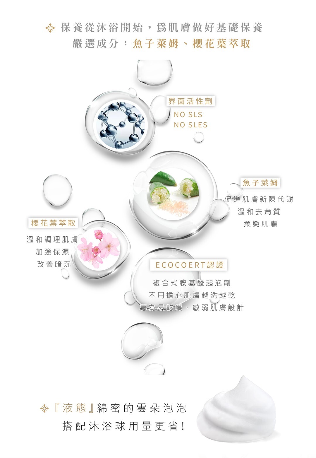 沐浴慕斯成分介紹