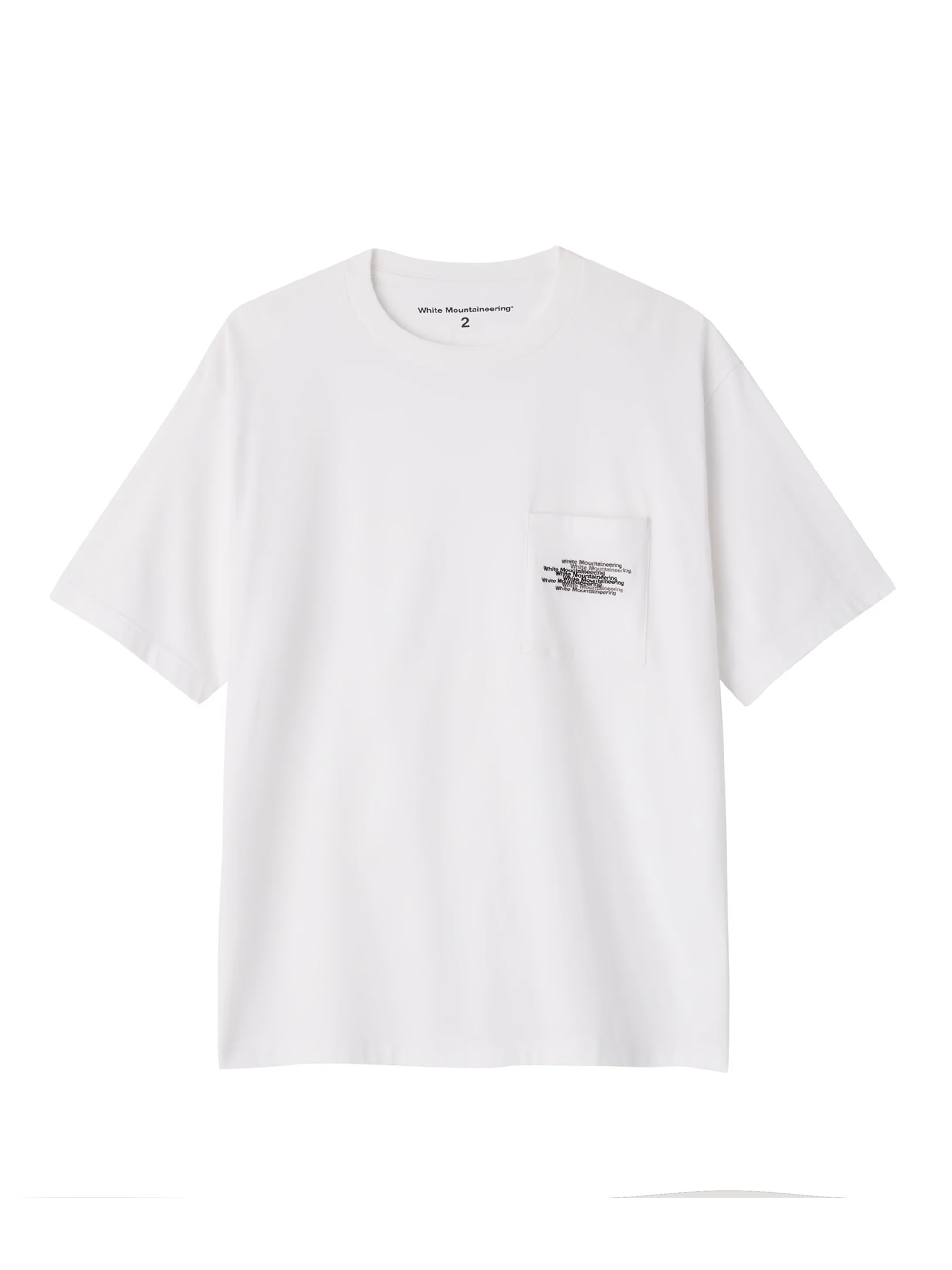 WHITE MOUNTAINEERING MULTI LOGO POCKET  T-SHIRT T恤