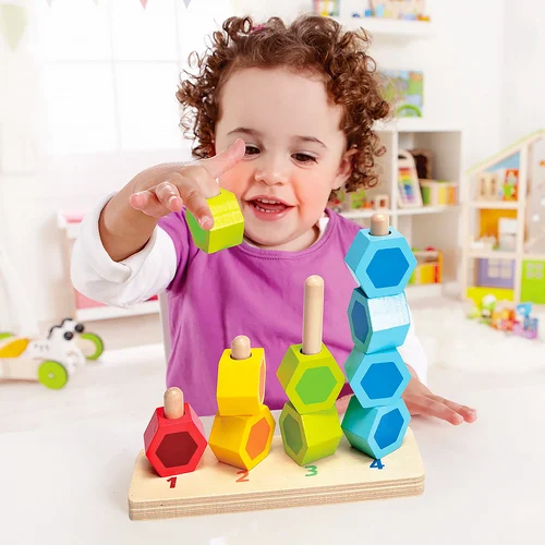 德國 Hape 數字堆堆樂木製積木