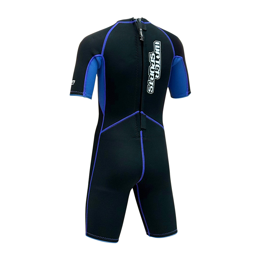 3mm 兒童 SCR 游泳連身保暖衣 - 藍