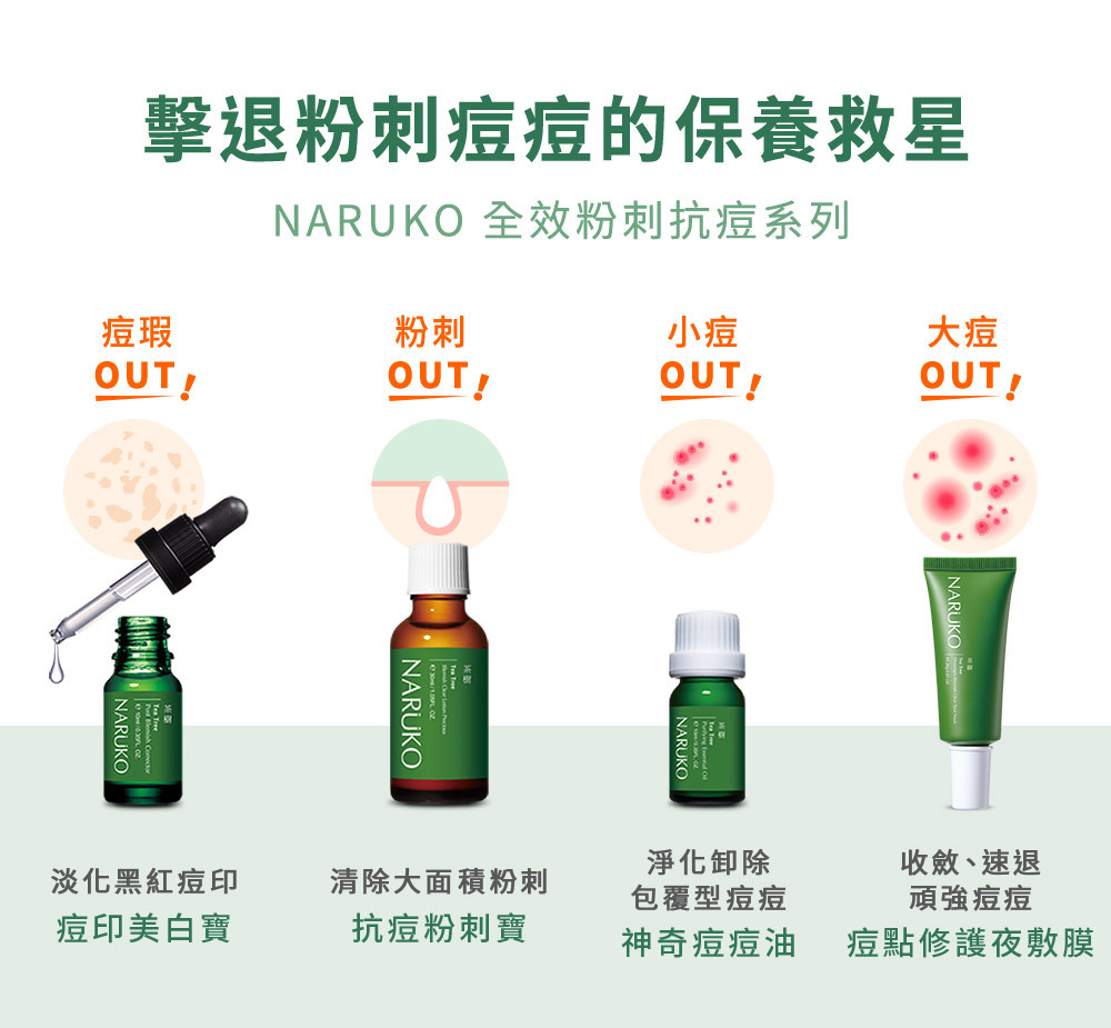 NARUKO牛爾 茶樹痘印美白寶10ml