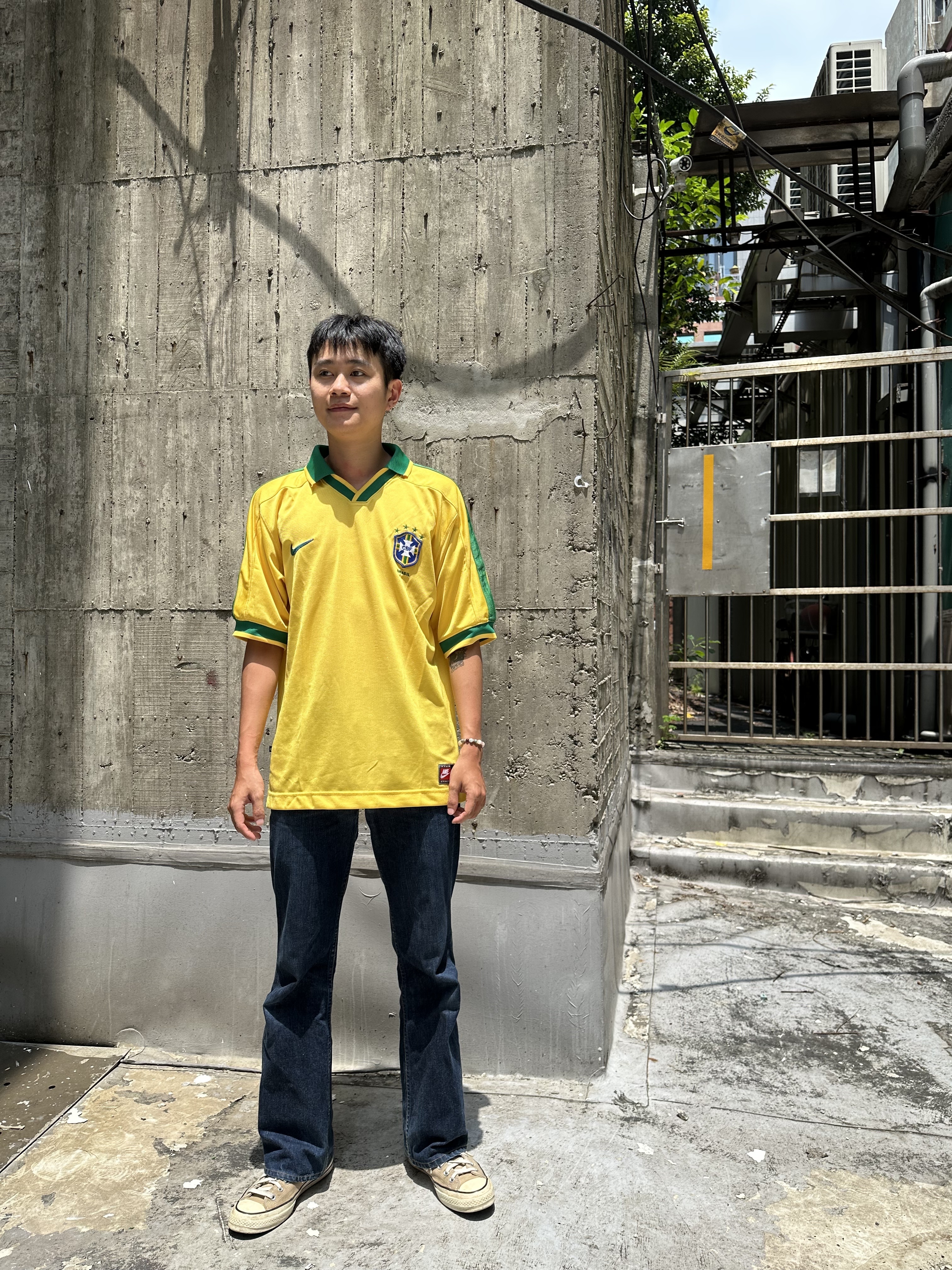 90s NIKE Soccer Shirt Brazil National Team