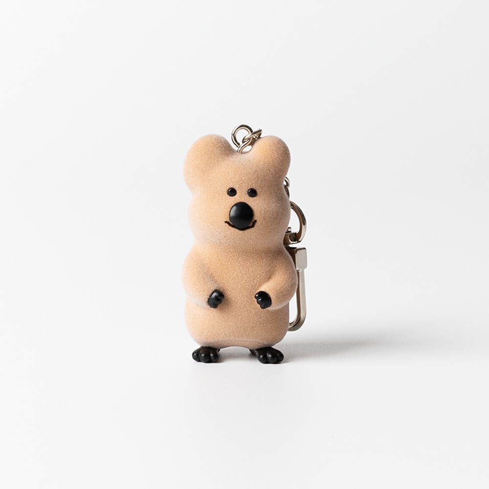 【Dinotaeng 】QUOKKA FLOCKING KEYCHAIN 鑰匙圈