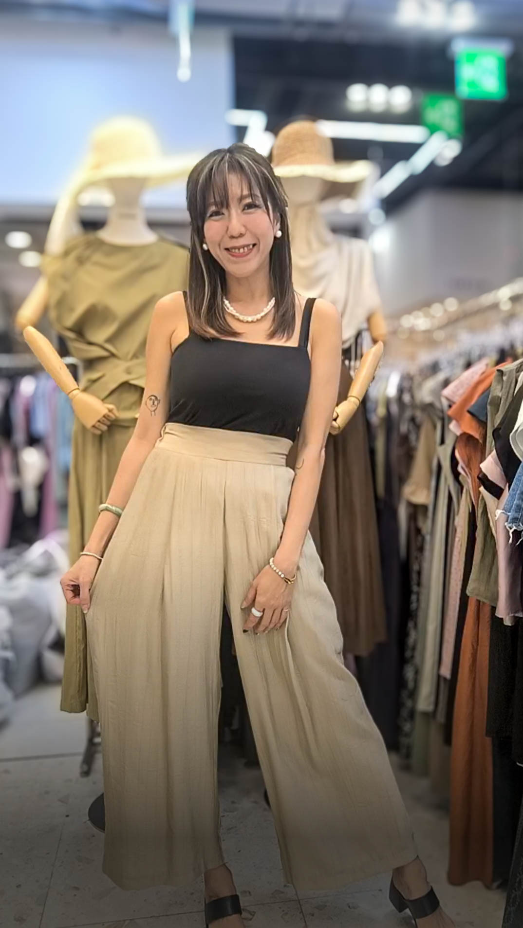 📢PM_K9613  ▶️髮絲文長褲 👉W:64-90cm H:cm L:98cm👈