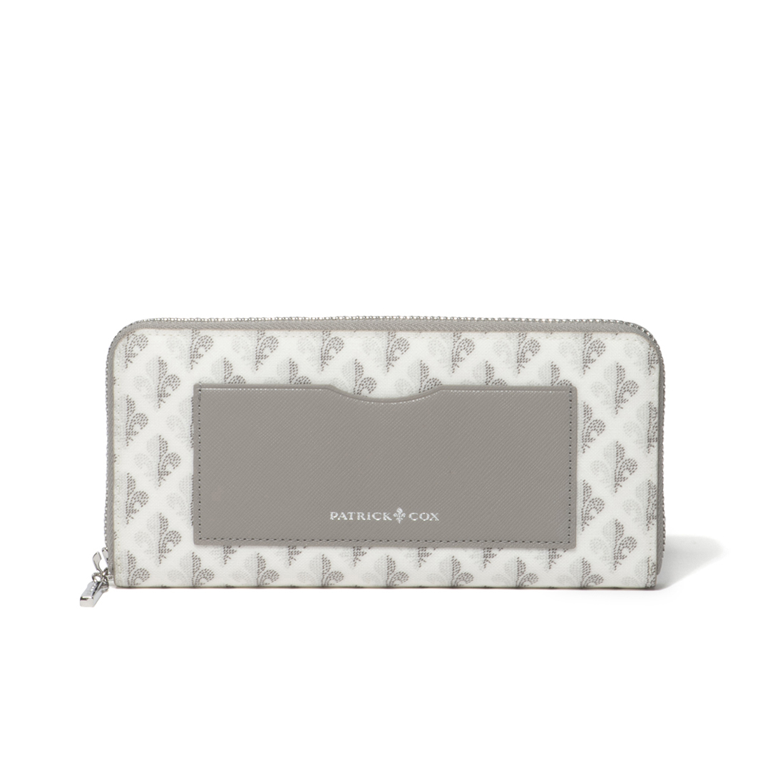 Patrick Cox Colorful Maison RF Long Wallet (White)