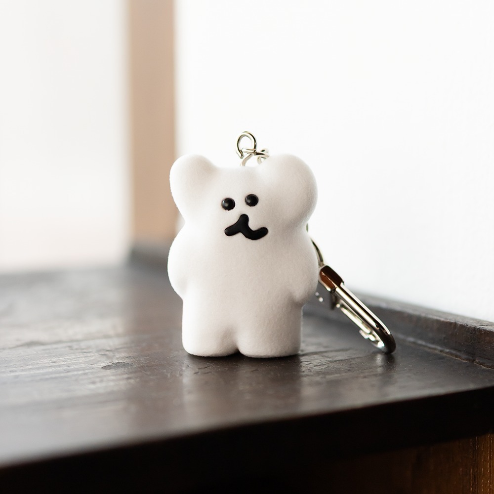 【Dinotaeng 】BOBO FLOCKING KEYCHAIN 鑰匙圈