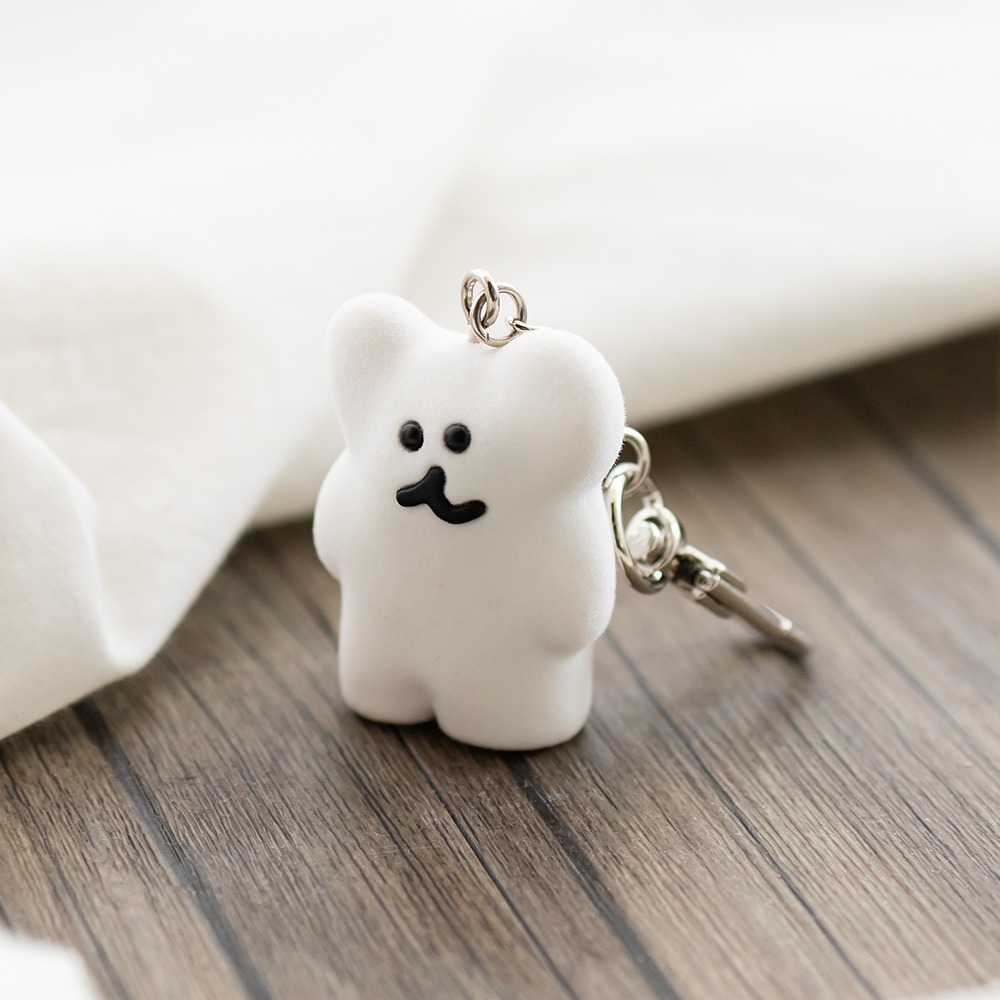 【Dinotaeng 】BOBO FLOCKING KEYCHAIN 鑰匙圈