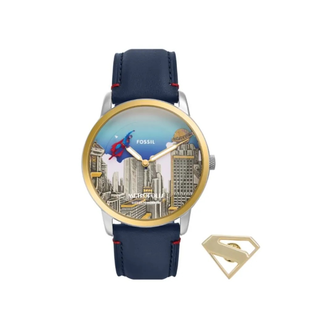 FOSSIL x Superman 超人再起限量聯名錶（LE1208SET／LE1207SET）-時尚時計