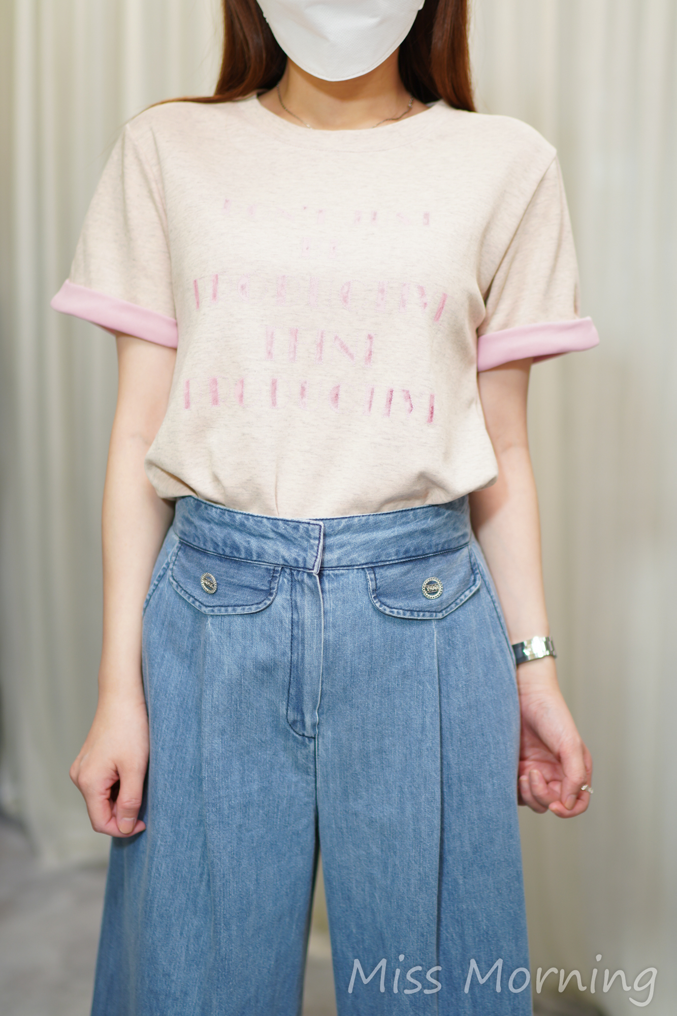 內外拼色款上衣(14643)