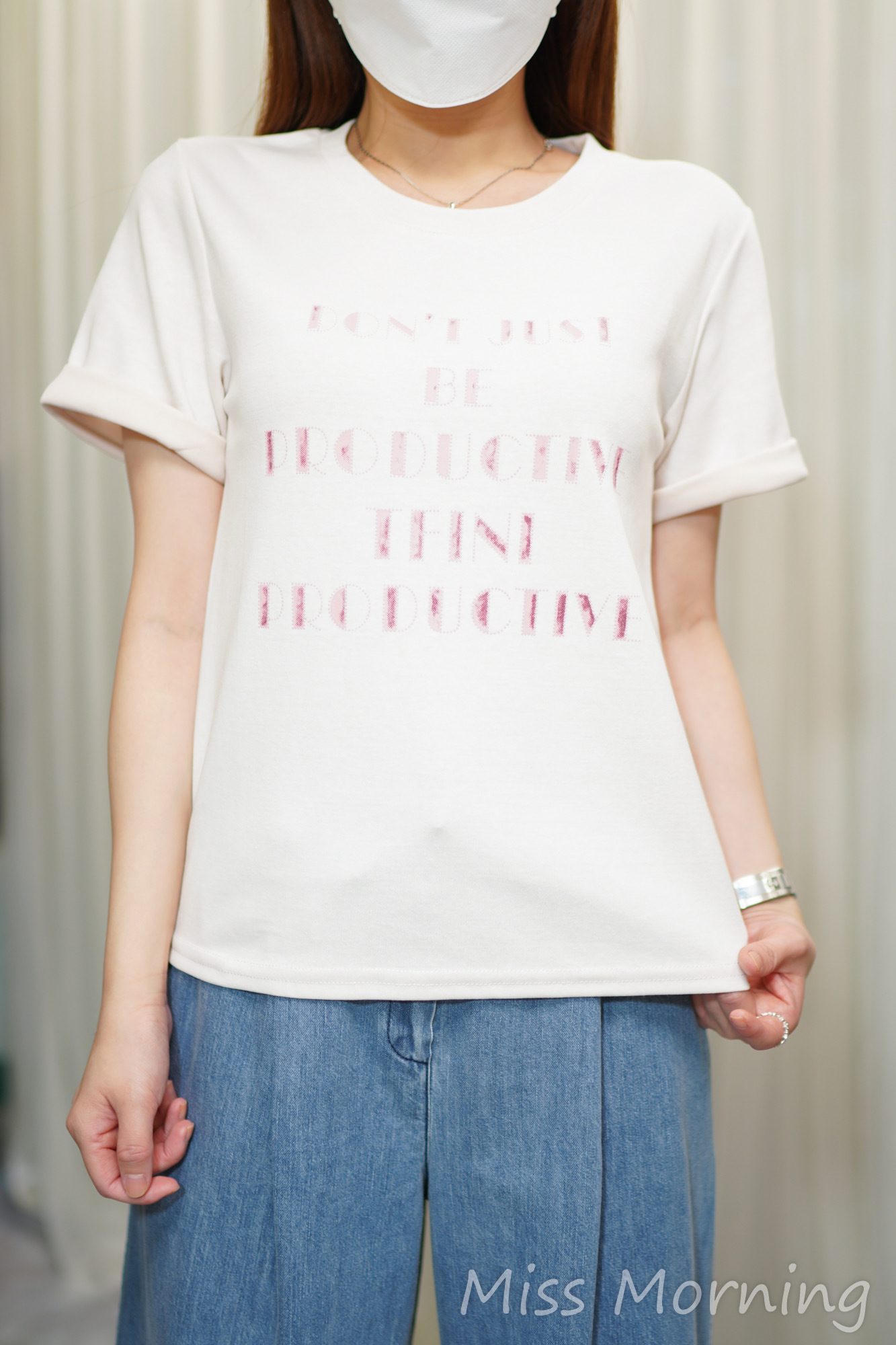 內外拼色款上衣(14643)