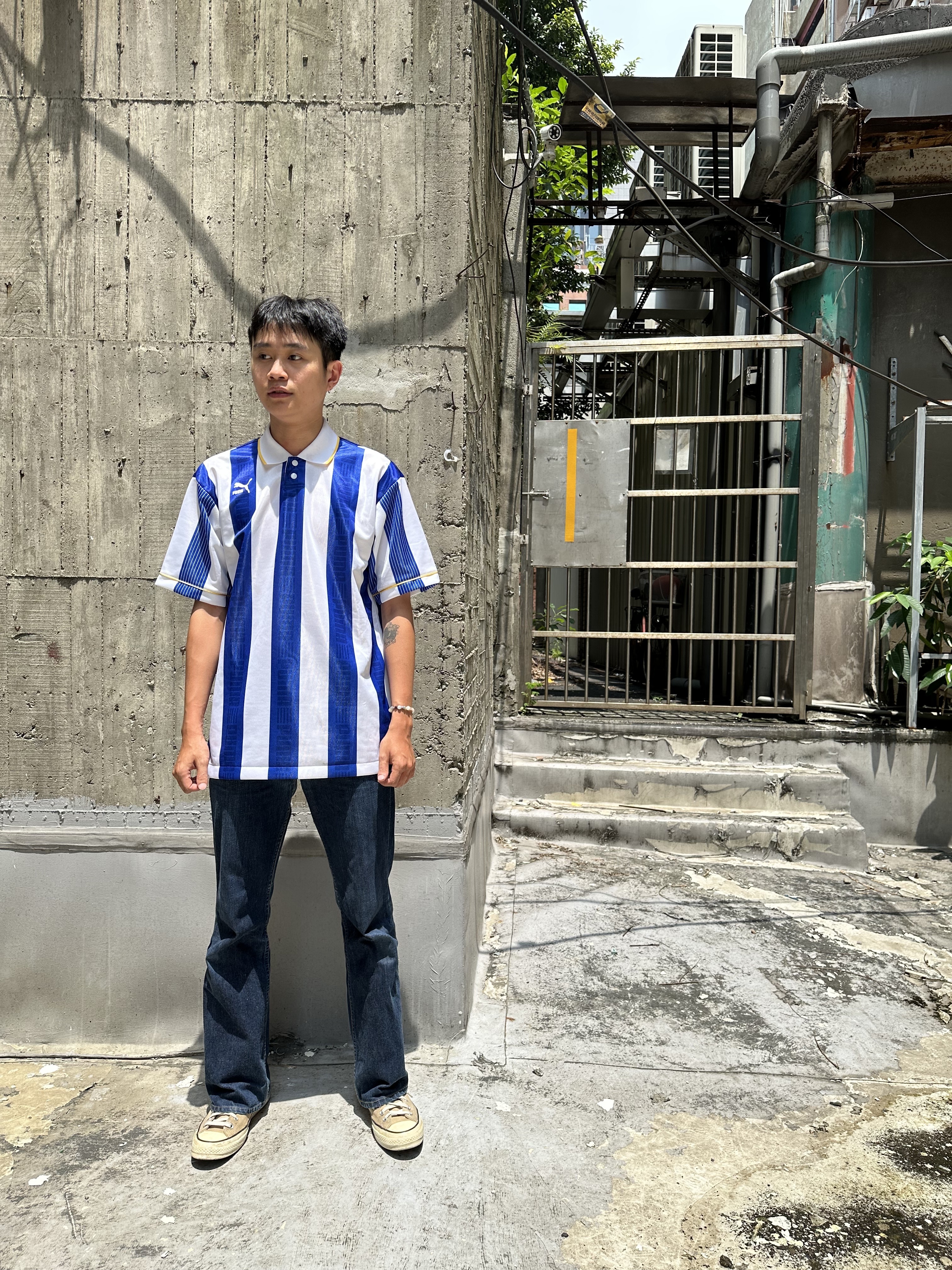 90s PUMA Soccer Shirt Made in Japan