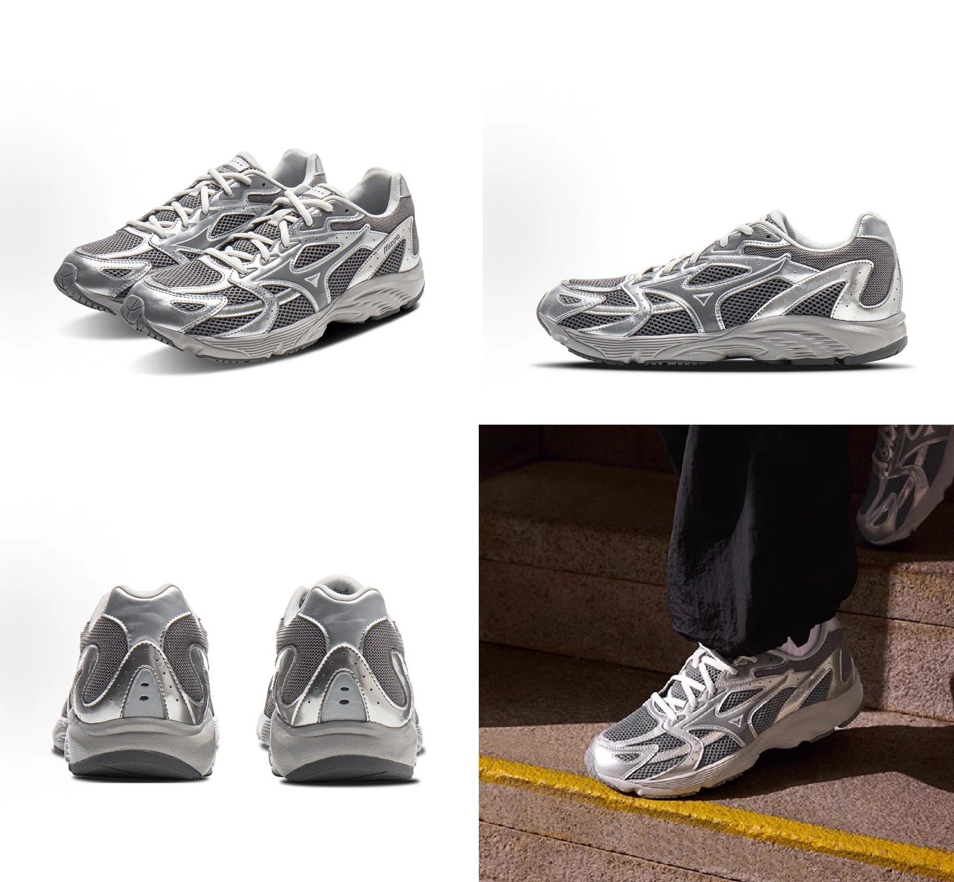 MIZUNO SPARK CN III | Silver Charcoal