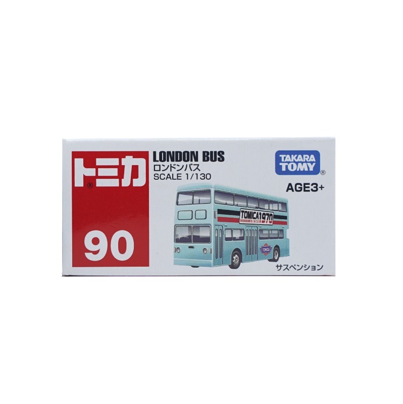 《 TAKARA TOMY 》 TOMICA 亞版 No.090 倫敦巴士