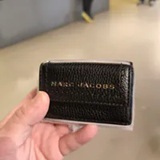 [S] MARC JACOBS BLACK M0016973-001 LEATHER MINI SMALL WALLET PURSE UNISEX, 191267895765 (SMJ533)