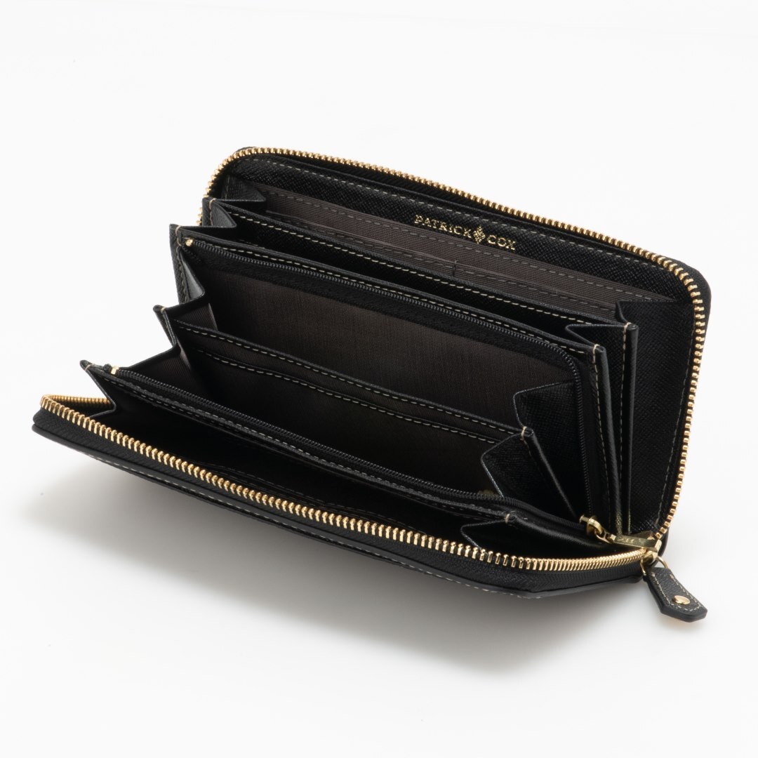 Patrick Cox Rich RF Long Wallet(Black)