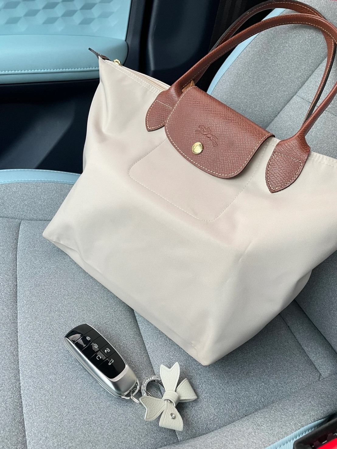 LONGCHAMP LE PLIAGE 28 長柄中號 餃子包