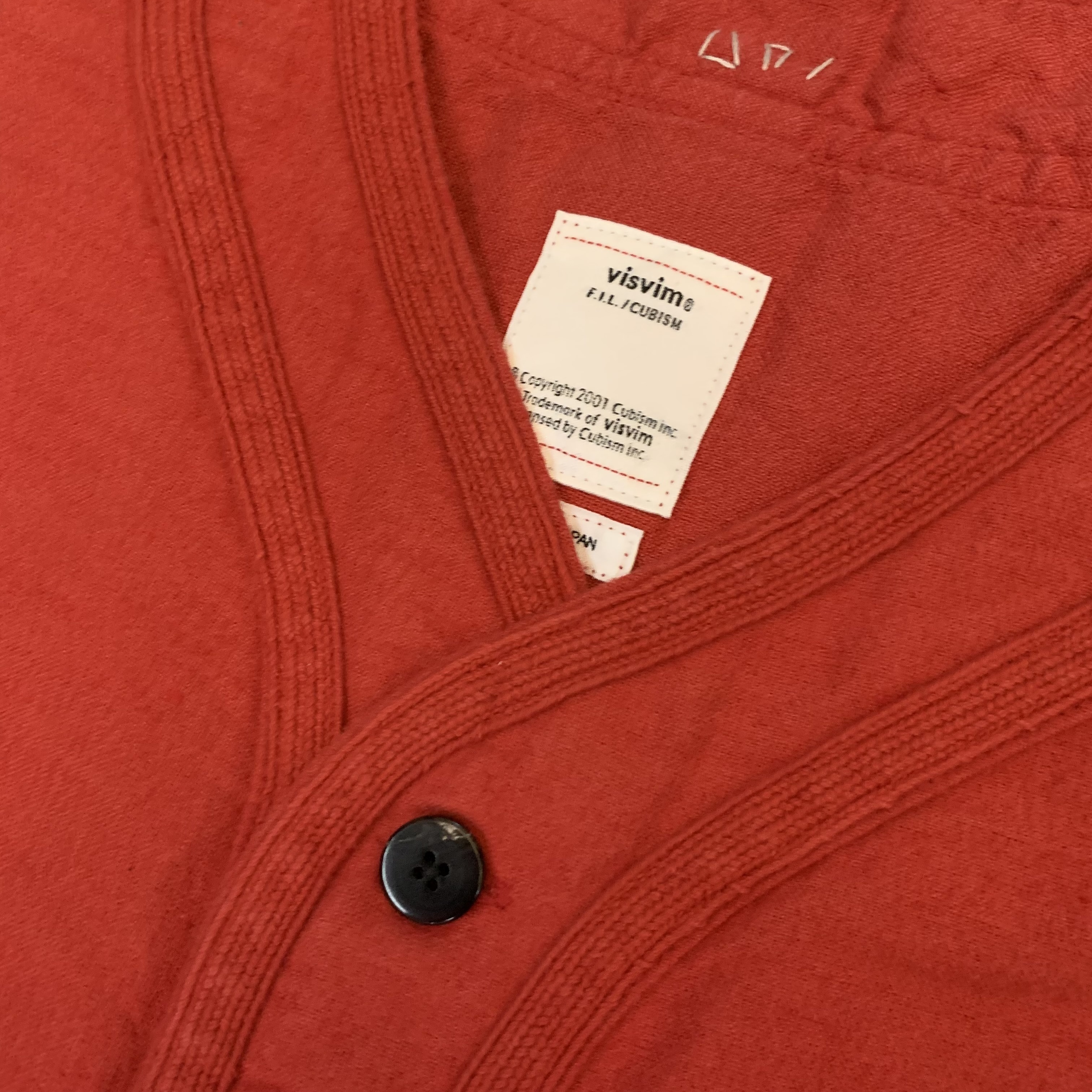 VISVIM DUGOUT SHIRT S/S FLANNEL - RED SIZE 2 PRE ORDER ITEM (預訂中)
