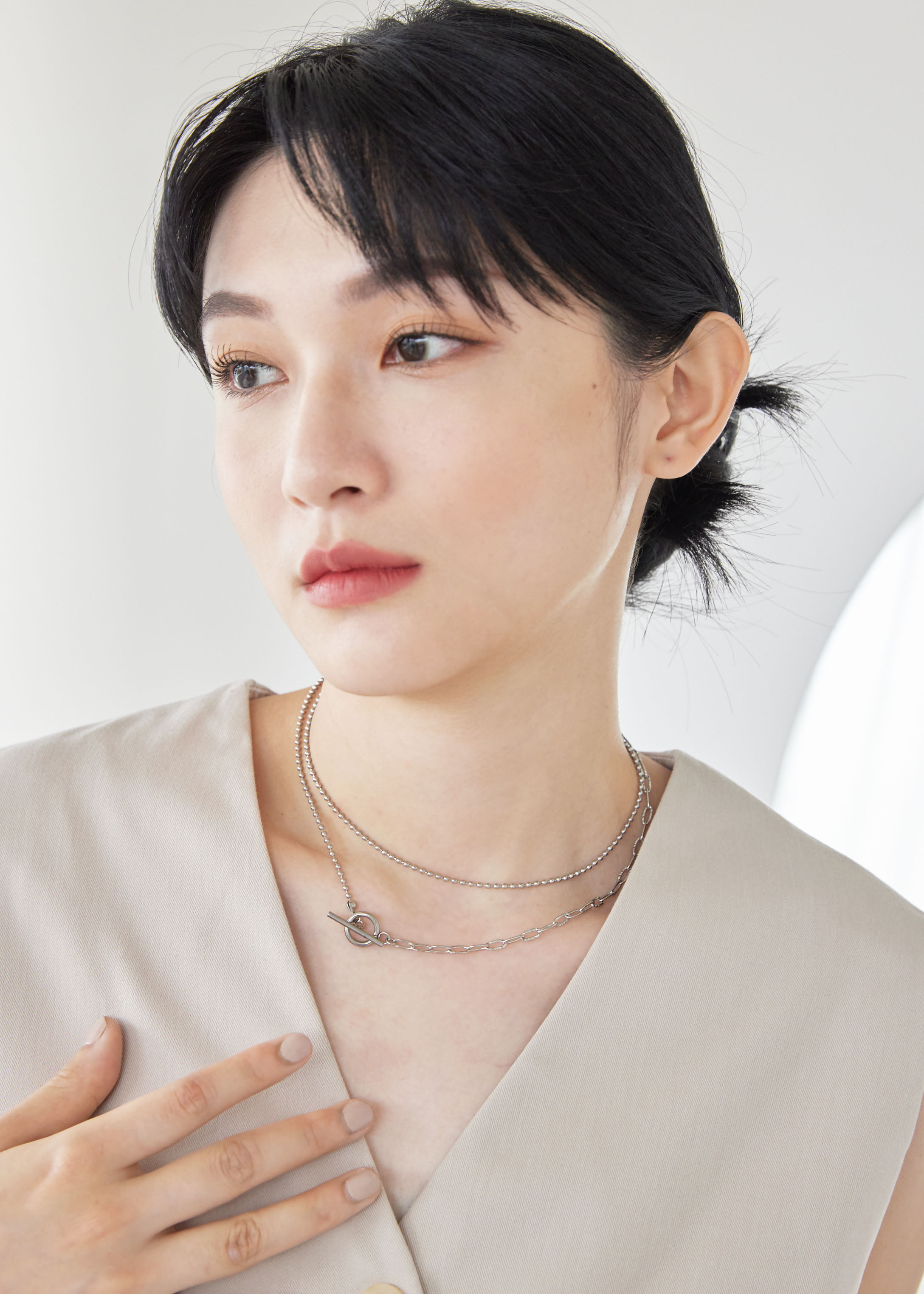 Mavis 醫療鋼疊戴Y字鍊