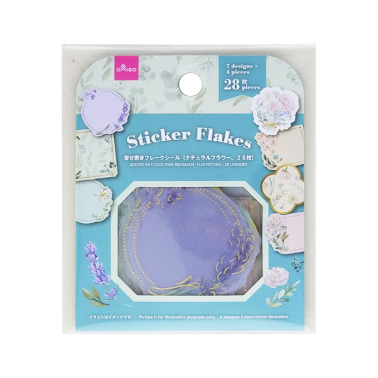 留言貼紙/自然花卉 28入